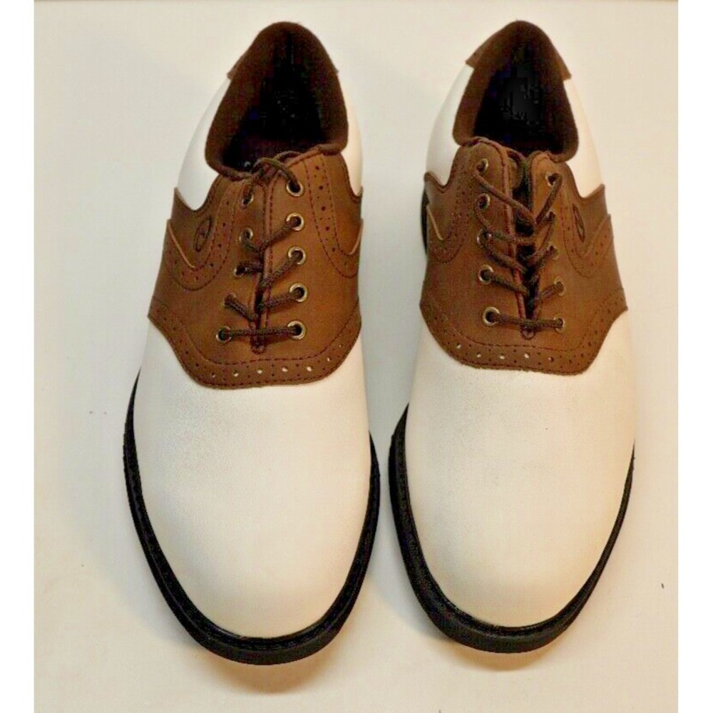 NEW Dexter Shoes Mens 9 Wedgewood Soft Spiked Golf Shoes GF951-5 White Leather